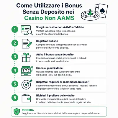 casino non aams con bonus senza deposito