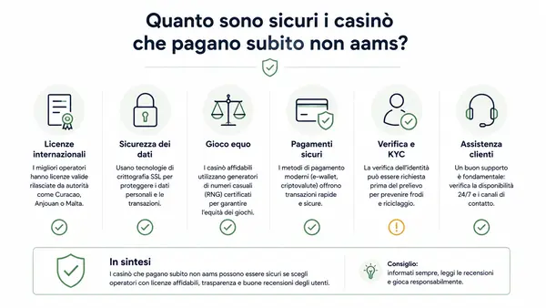 casinò non aams che pagano subito